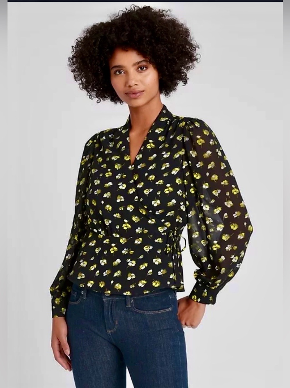 Banana Republic Floral Blouse
